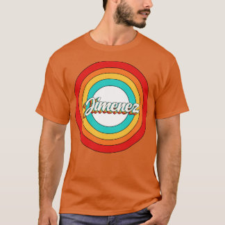 Jimenez Name Shirt Vintage Jimenez Circle