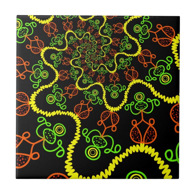 Jimette Design ceramic 2020 collection Tile (Front)