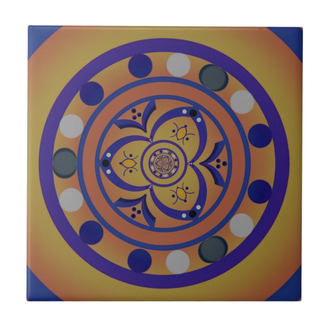 Jimette Design ceramic 2020 collection Tile (Front)