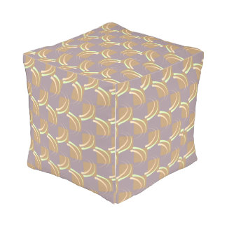 Jimette Design gray coffee with milk cube pillow