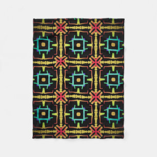 Jimette Design yellow orange polar blanket
