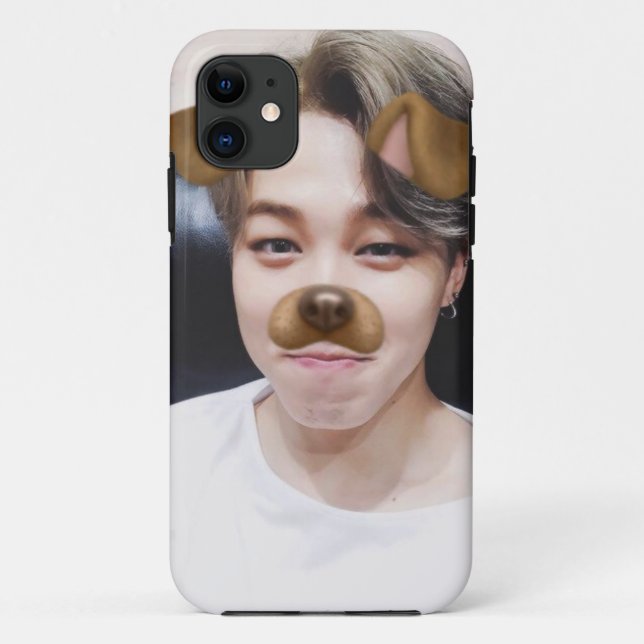 JIMIN PUPPY FILTER Case-Mate iPhone CASE (Back)
