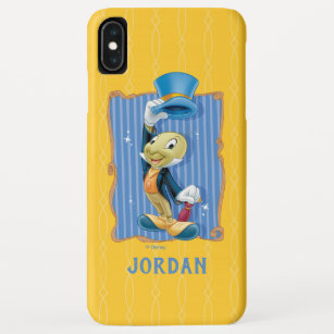 Jiminy Cricket Lifting His Hat   Add Your Name iPhone XS Max Case