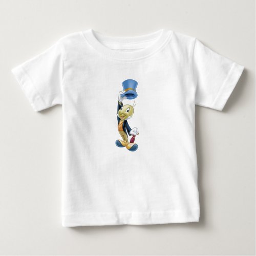 Jiminy Cricket Lifting His Hat Disney Baby T_Shirt