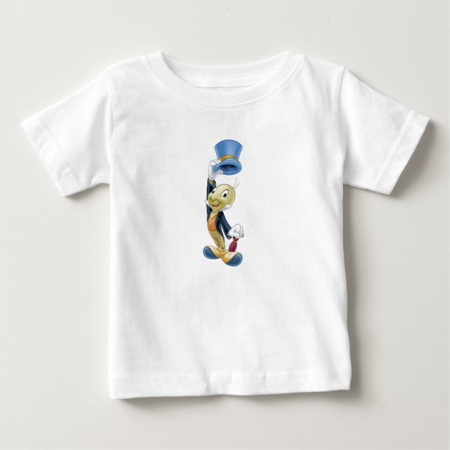 Jiminy Cricket Lifting His Hat Disney Baby T-Shirt (Front)