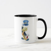 Jiminy Cricket Lifting His Hat Disney Mug