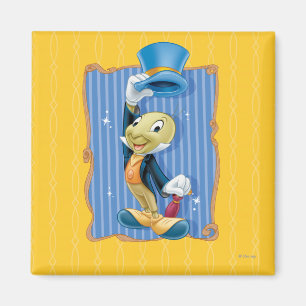 Jiminy Cricket Lifting His Hat Magnet