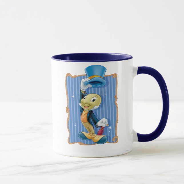 Jiminy Cricket Lifting His Hat Mug (Right)