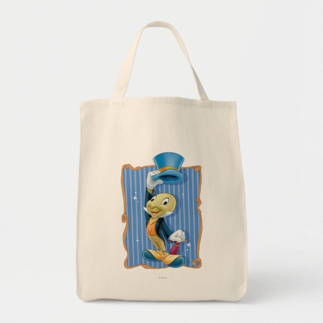 Jiminy Cricket Lifting His Hat Tote Bag (Front)