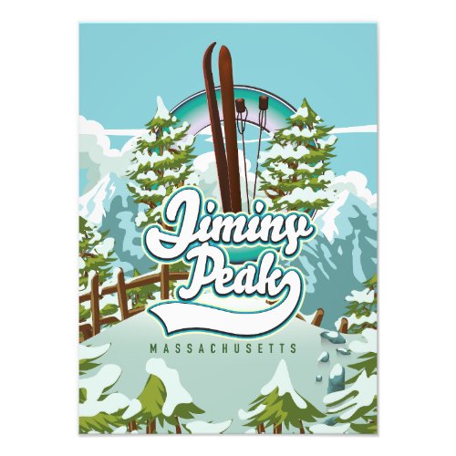 Jiminy Peak massachusetts skiing Photo Print