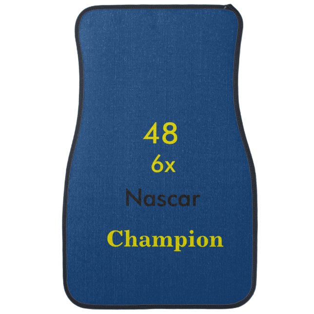 Jimmie Johnson 48 car mats (Front)