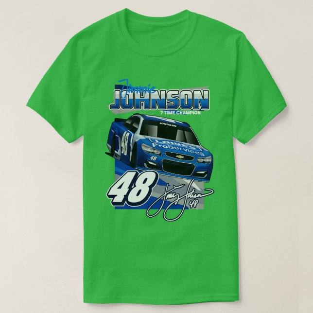 Jimmie Johnson Nascar T-Shirt (Design Front)