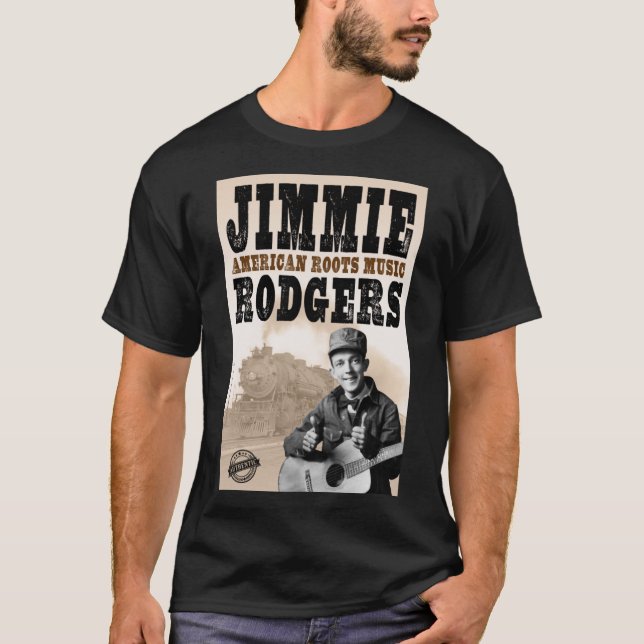 Jimmie Rodgers - American Roots   T-Shirt (Front)