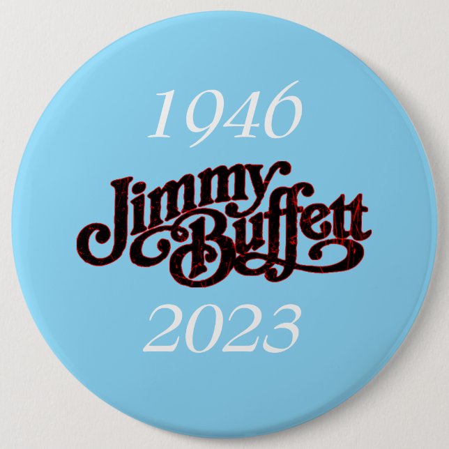 jimmy buffett  button (Front)