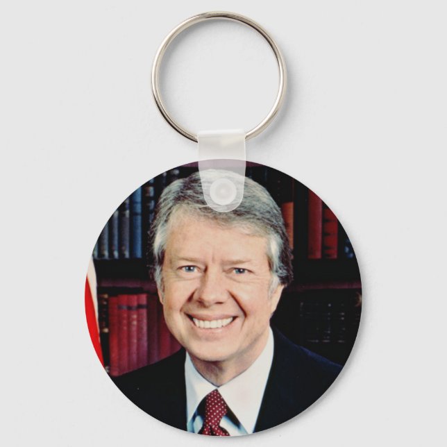 Jimmy Carter 39th US President Keychain (Front)