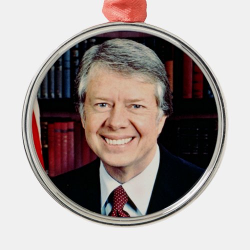 Jimmy Carter 39th US President Metal Ornament