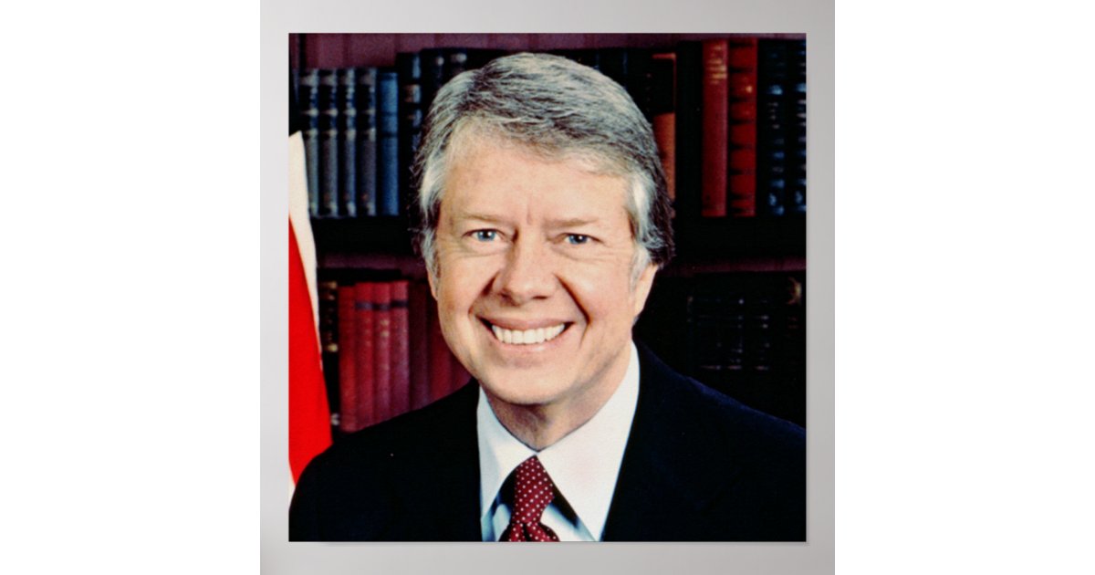 Jimmy Carter 39th US President Poster | Zazzle.com