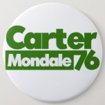 Jimmy Carter 76 Carter Mondale Retro Politics Button at Zazzle