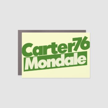Jimmy Carter 76 Carter Mondale Retro Politics Car Magnet by Hipster_Farms at Zazzle