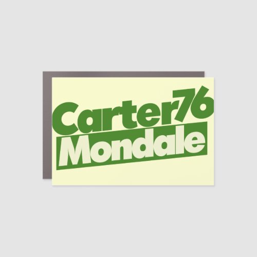 Jimmy Carter 76 Carter Mondale retro Politics Car Magnet