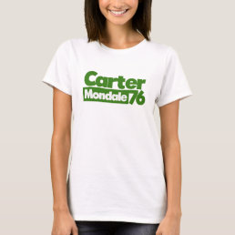 Jimmy Carter 76 Carter Mondale retro Politics T-Shirt