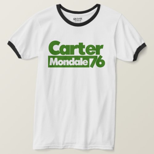 Jimmy Carter 76 Carter Mondale retro Politics T_Shirt