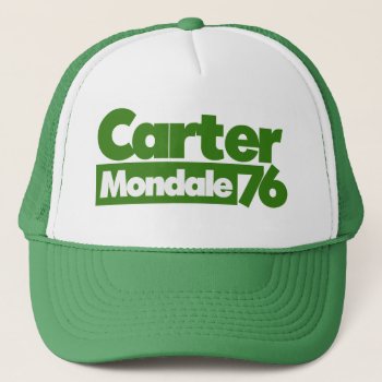 Jimmy Carter 76 Carter Mondale Retro Politics Trucker Hat by Hipster_Farms at Zazzle