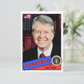 Jimmy Carter Baseball Card (Standing Front)