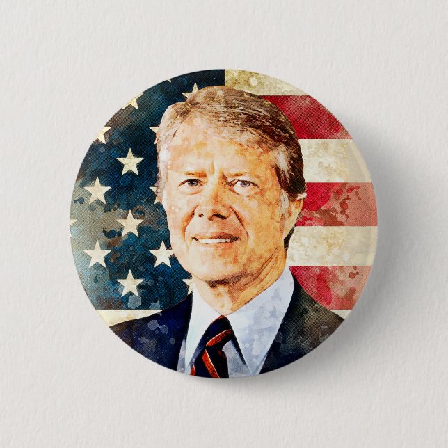 Jimmy Carter Button (Front)