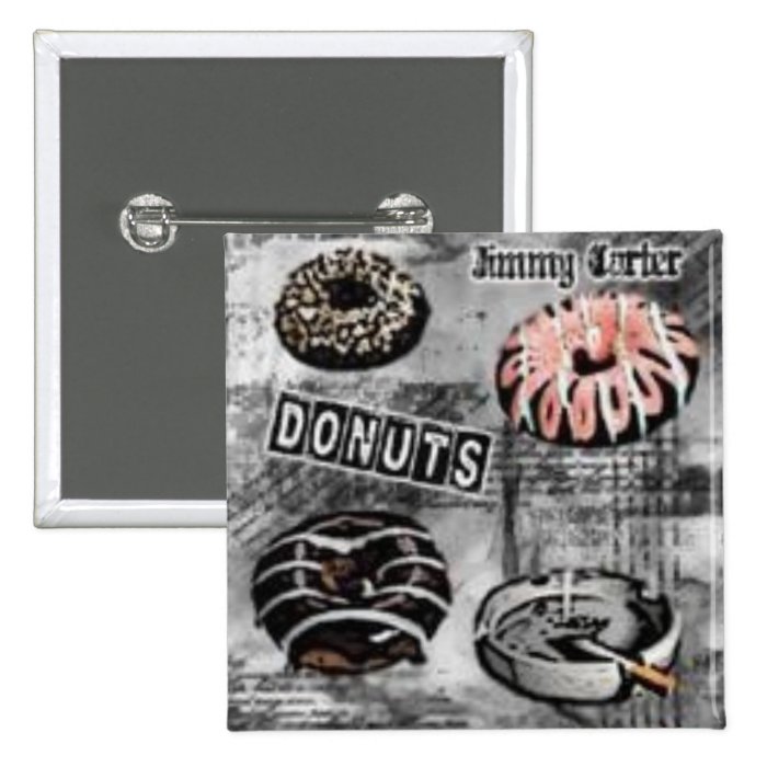 Jimmy Carter Donuts Button