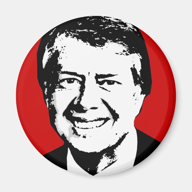 Jimmy Carter Gear Magnet (Front)
