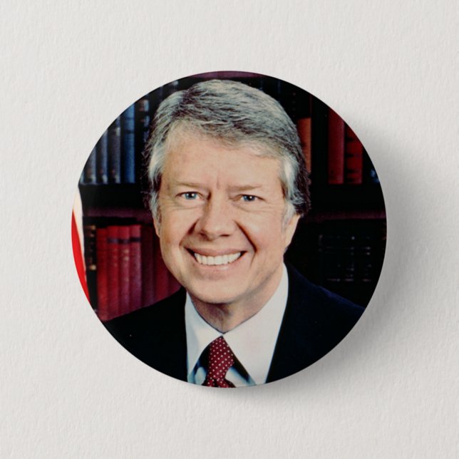 Jimmy Carter Pinback Button (Front)