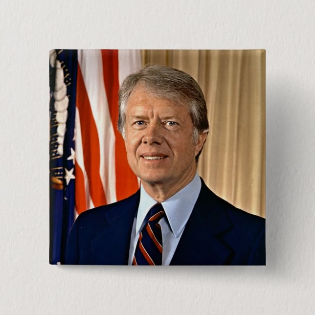 Jimmy Carter Pinback Button (Front)