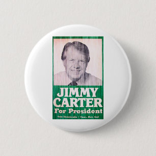 Jimmy Carter Vintage Pinback Button