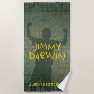 Jimmy Darwin Book Cover Beach Towel