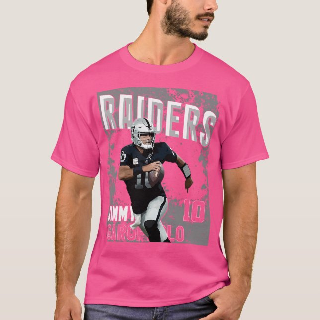 Jimmy Garoppolo  Raiders  10 T-Shirt (Front)