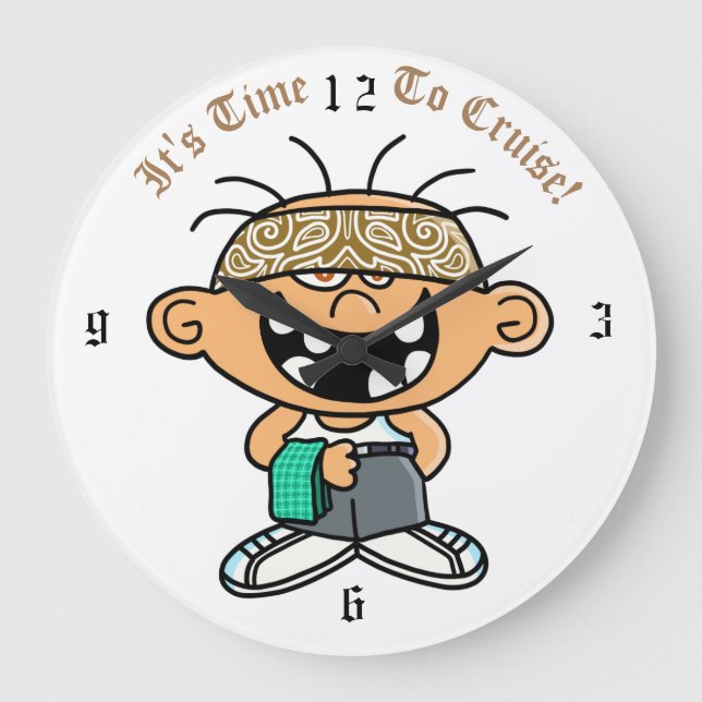 Jimmy Lowrider Clock (Front)