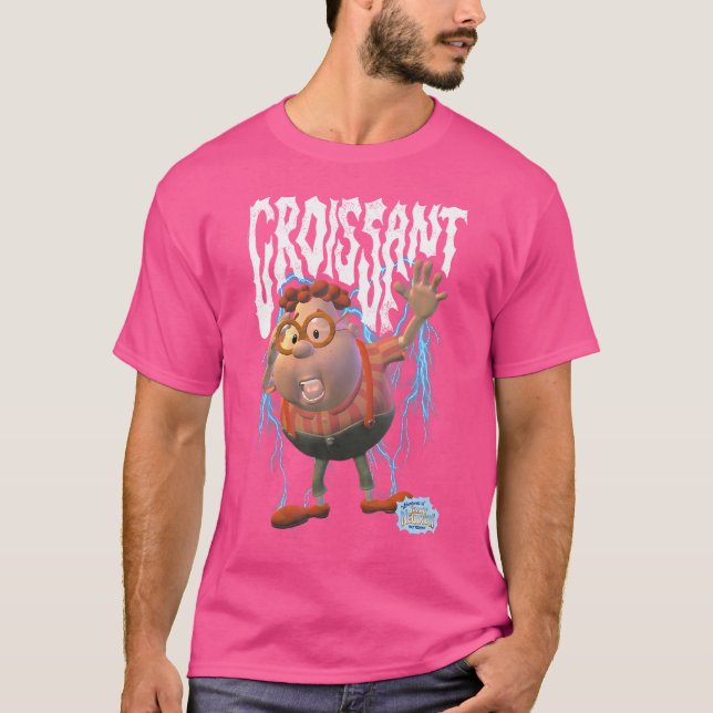 Jimmy Neutron Heavy Metal Carl Croissant Funny Car T-Shirt (Front)