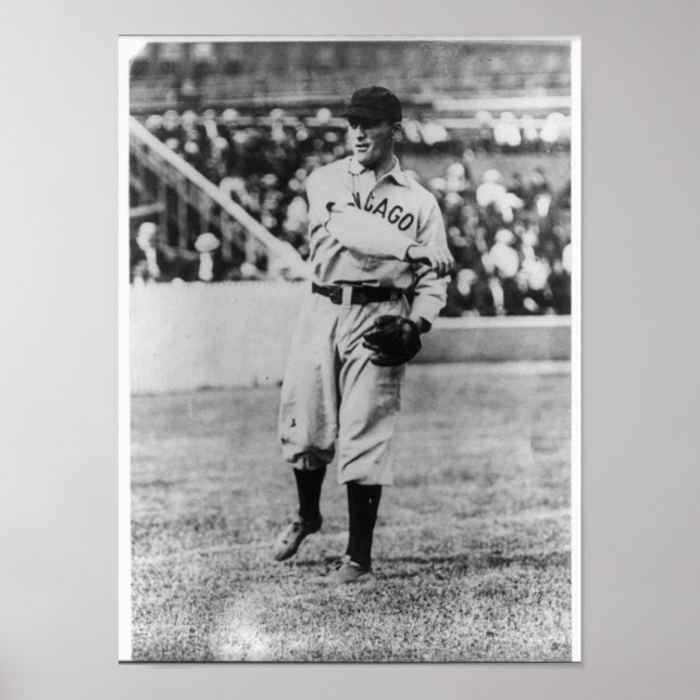 Jimmy Sheckard, Chicago Cubs Baseball Player Poster (Front)