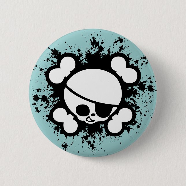 Jimmy Splat Pinback Button (Front)