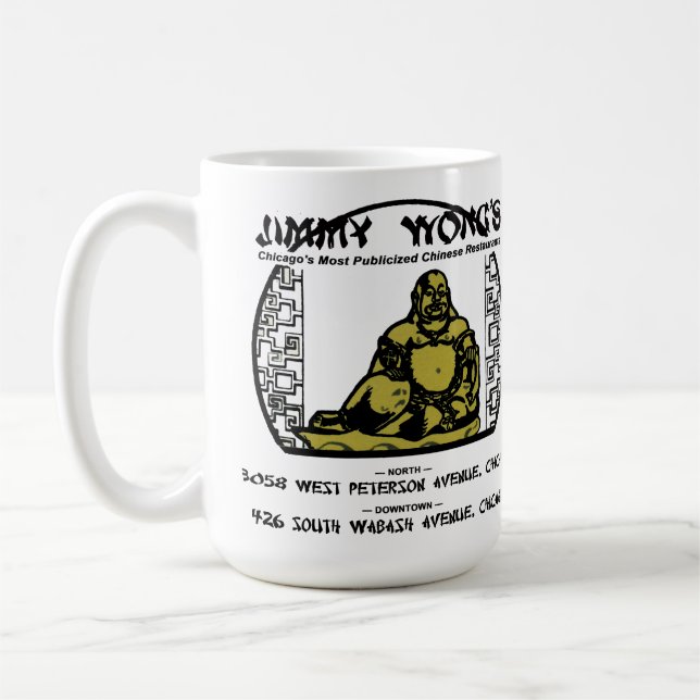Jimmy Wong's Cantonese Food, Chicago, IL Coffee Mug (Left)