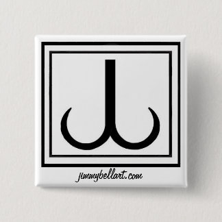 jimmybellart.com JB SYMBOL Pinback Button