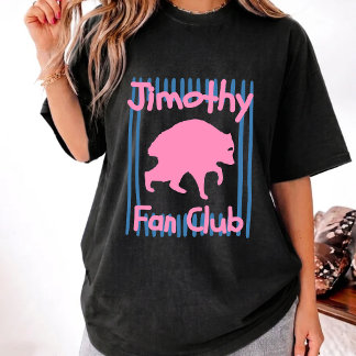 jimothy fan club Funny Raccoon T-Shirt