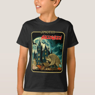 Jimothy Halloween Raccoon Funny Trash Panda T-Shirt