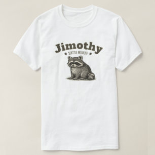 Jimothy Raccoon Seattle Wildlife T-Shirt