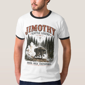 Jimothy Raccoon Vintage Wildlife Forest Adventure T-Shirt