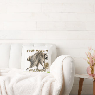 Jimothy the Raccoon: Book Bandit Pillow