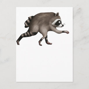   Jimothy the Raccoon Viral Seattle Custom T-S Postcard