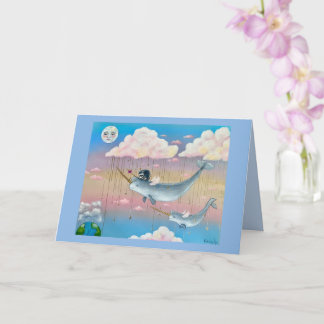 Jimothy the Raccoon Whimsical Card