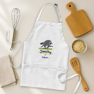 Jimothy Viral Raccoon Funny Trash Panda Wildlife Adult Apron